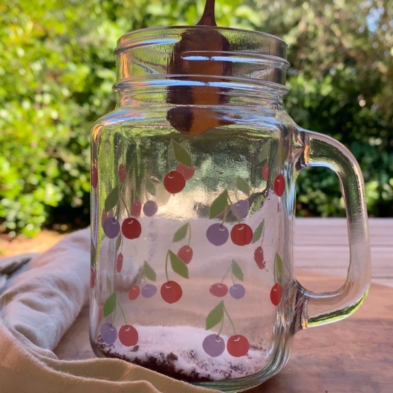 Iced coffee step1