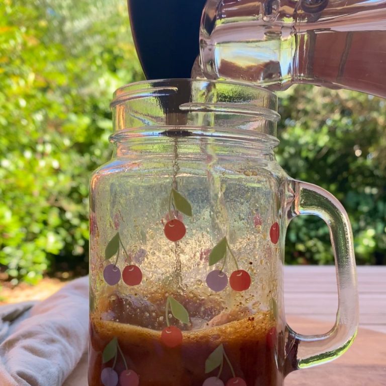 Iced coffee step2