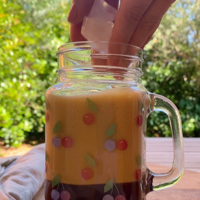 Iced coffee step3