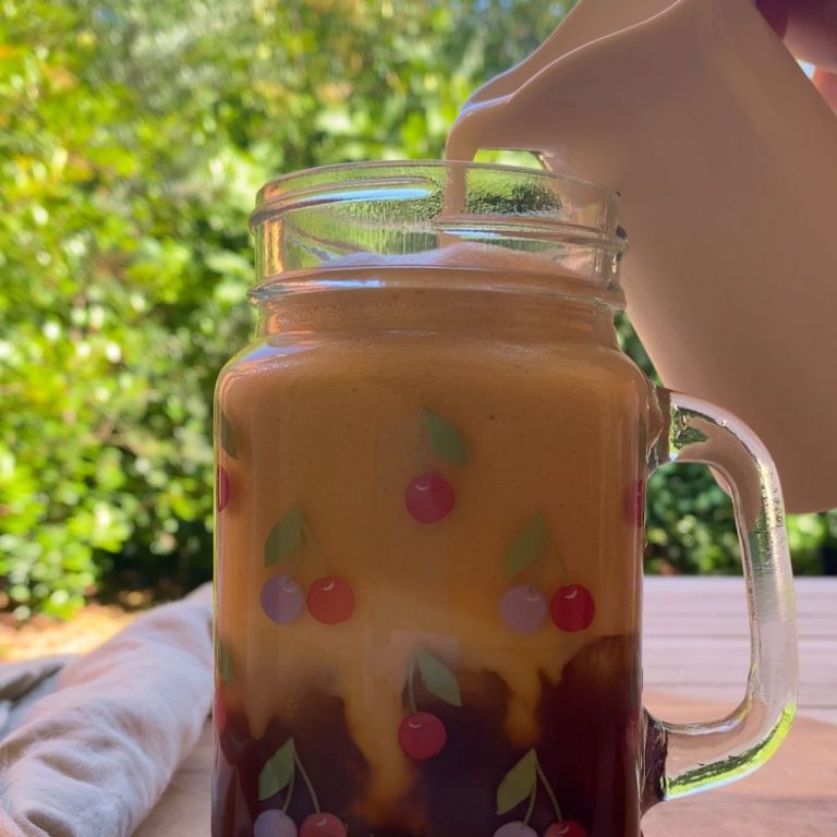 Iced coffee step4