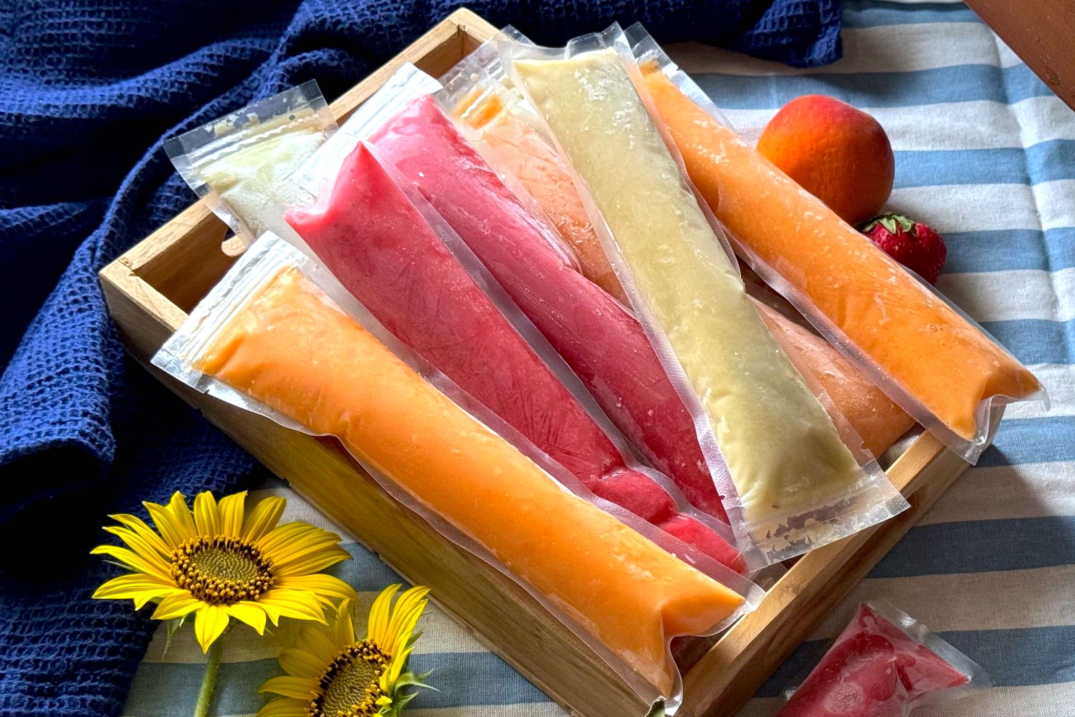 Ghiaccioli alla frutta in 3 versioni: la ricetta che ti svolta l’estate