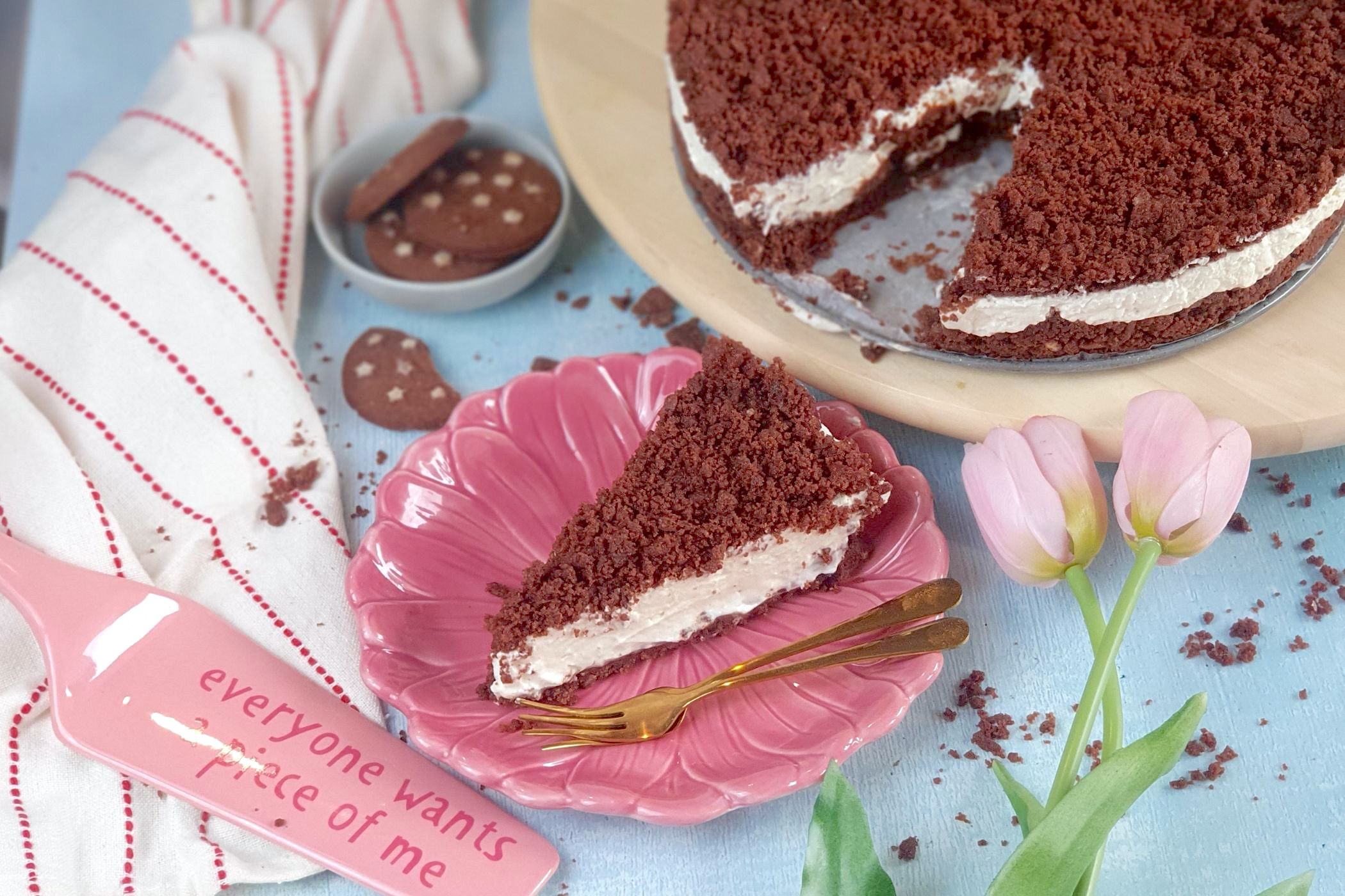 Sbriciolata senza cottura al cacao, la torta fredda buonissima (e facile!)
