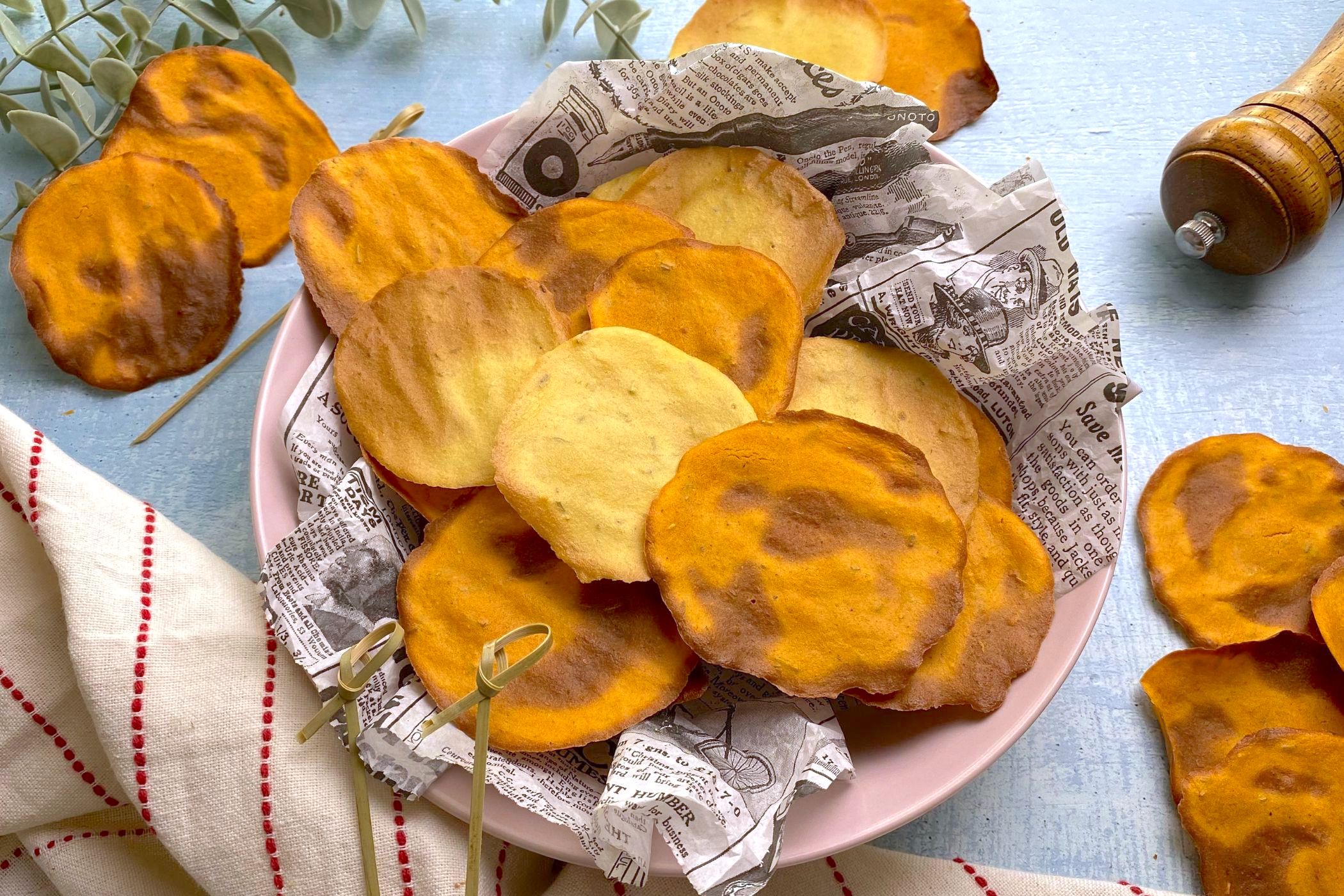 Chips di ceci, lo snack sano e leggero in 2 gusti super sfiziosi