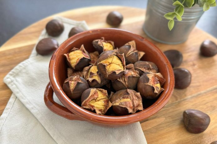 Castagne in friggitrice ad aria