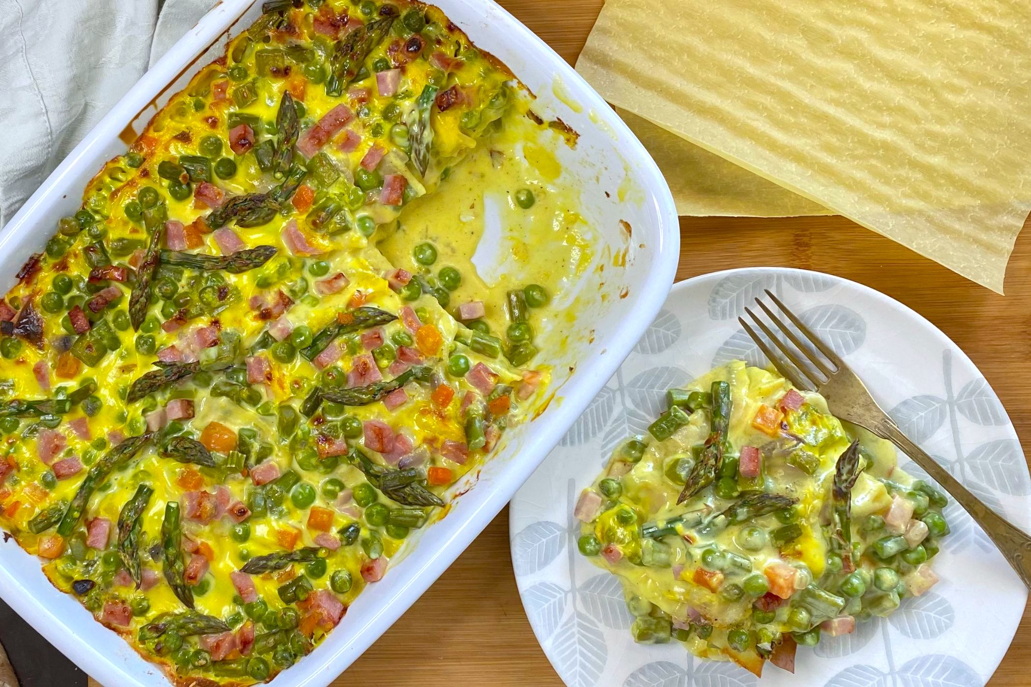 Lasagne di primavera, il primo piatto facile che fa un figurone