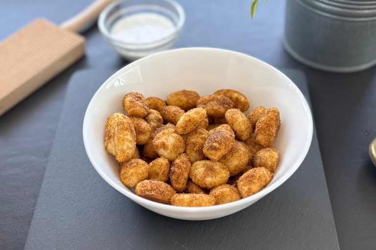 Gnocchi fritti in friggitrice ad aria