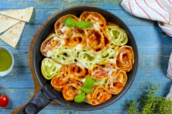 Torta di piadina in padella
