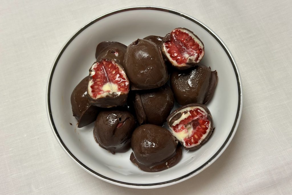 Lamponi al cioccolato