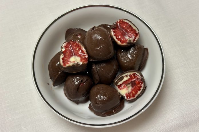 Lamponi al cioccolato