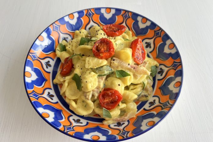 Orecchiette zafferano e robiola