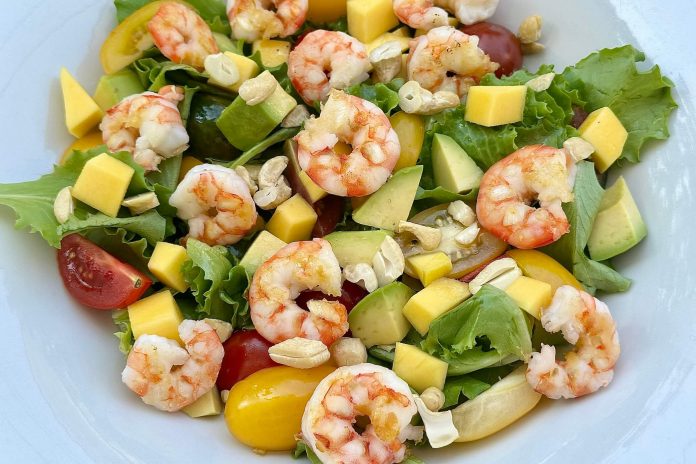 Insalata di gamberi esotica