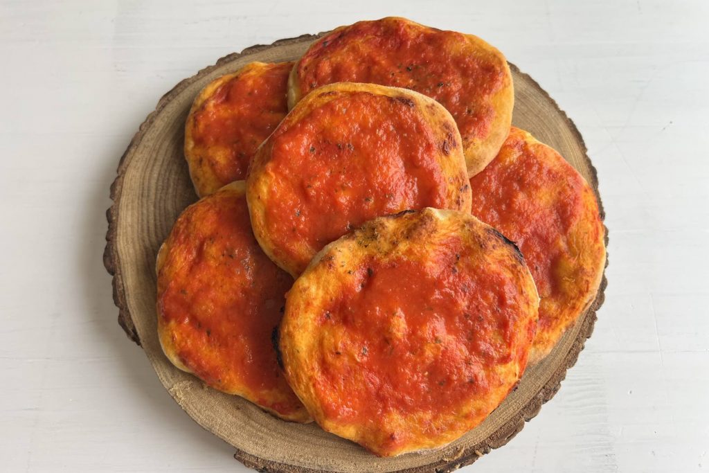Focaccine al pomodoro
