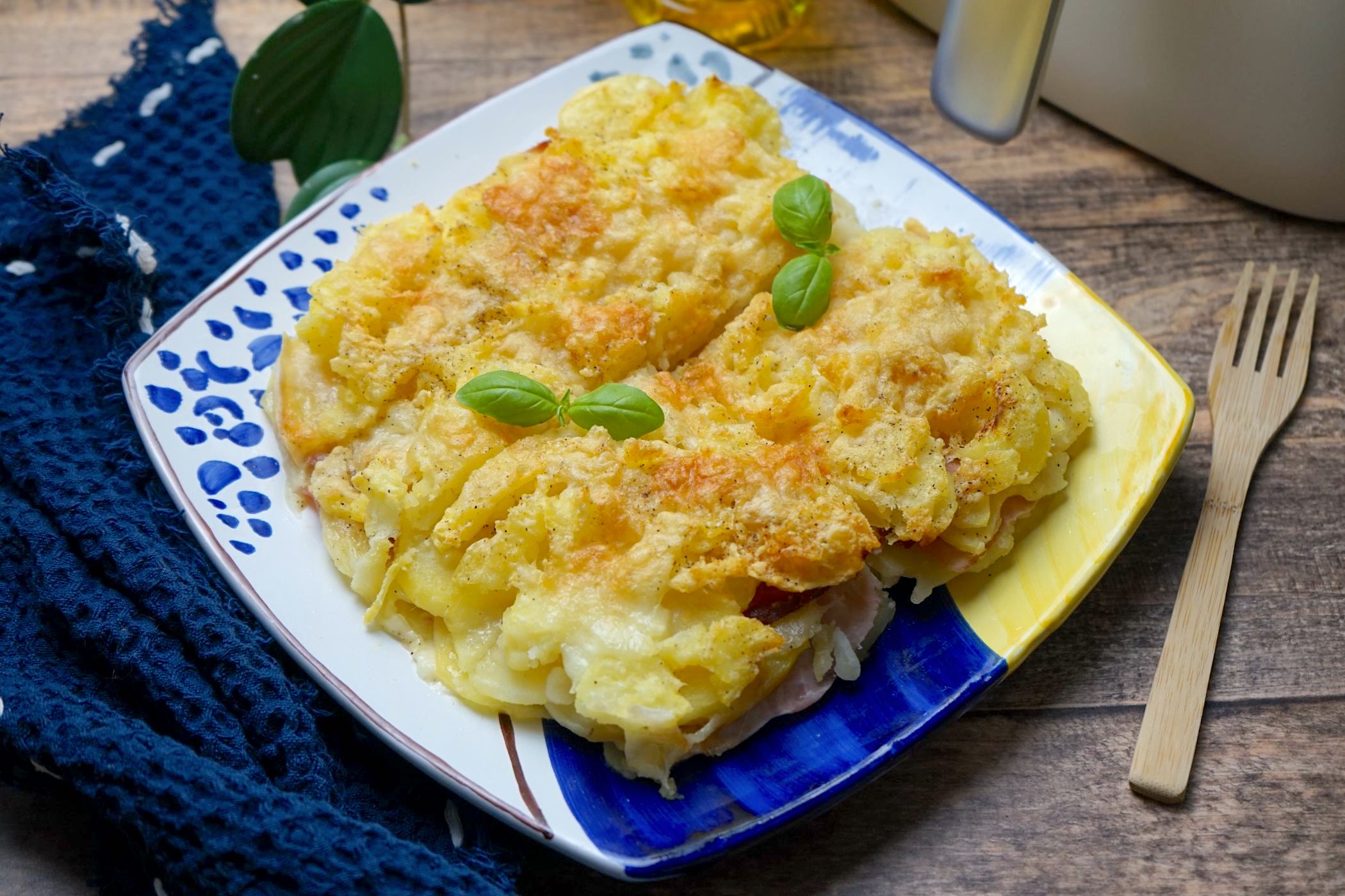 Parmigiana di patate in friggitrice ad aria, la ricetta zero stress