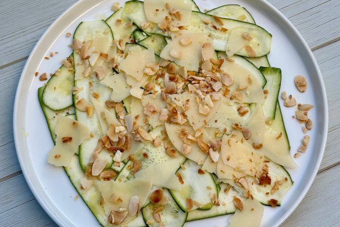 Carpaccio di zucchine