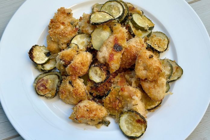 Pollo e zucchine gratinati