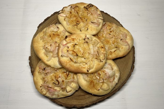 Focaccine alle cipolle