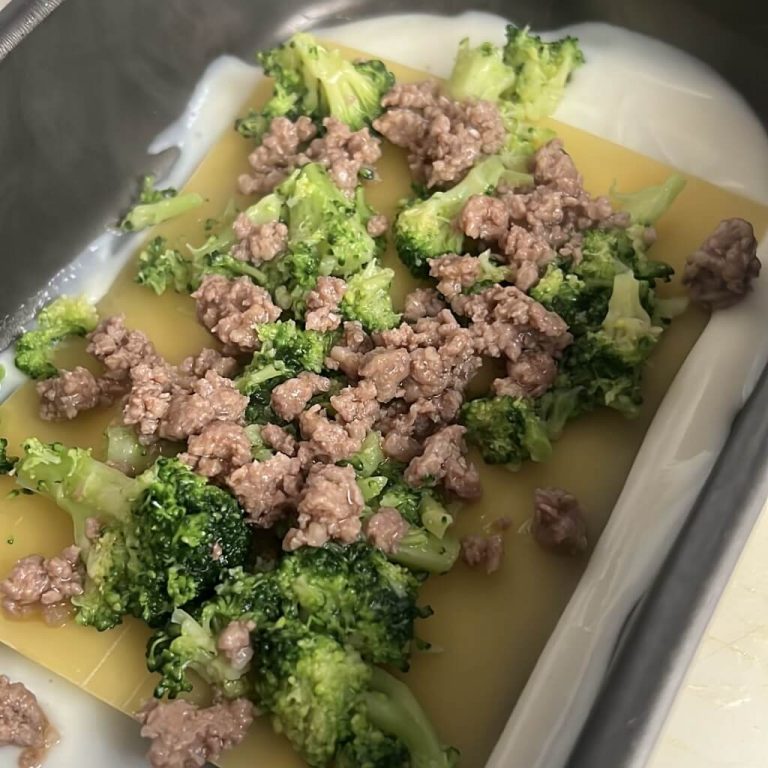 Lasagne salsiccia e broccoli step3