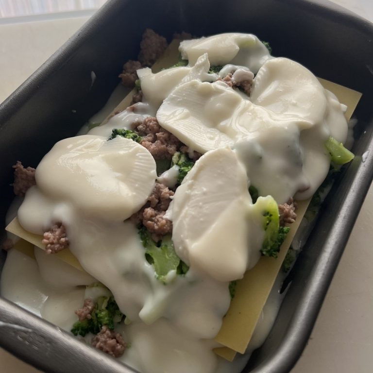 Lasagne salsiccia e broccoli step4