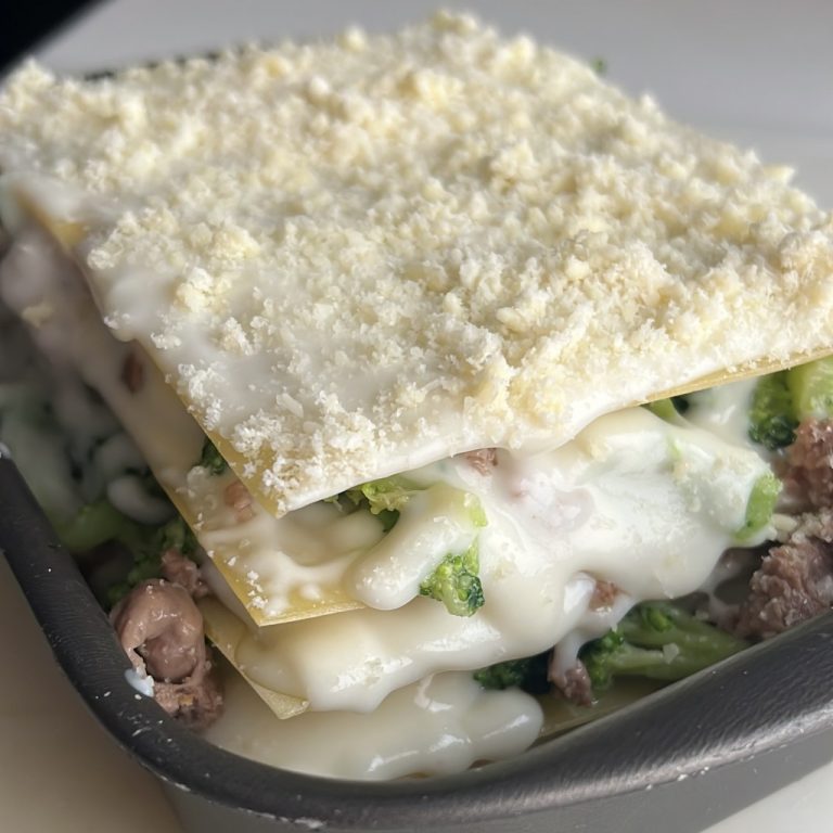 Lasagne salsiccia e broccoli step5