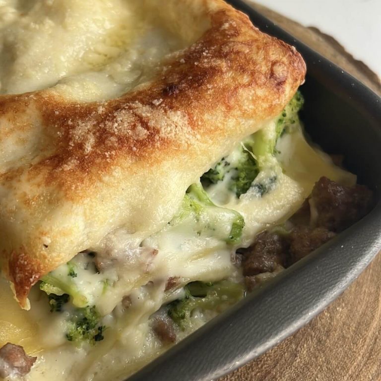 Lasagne salsiccia e broccoli step6