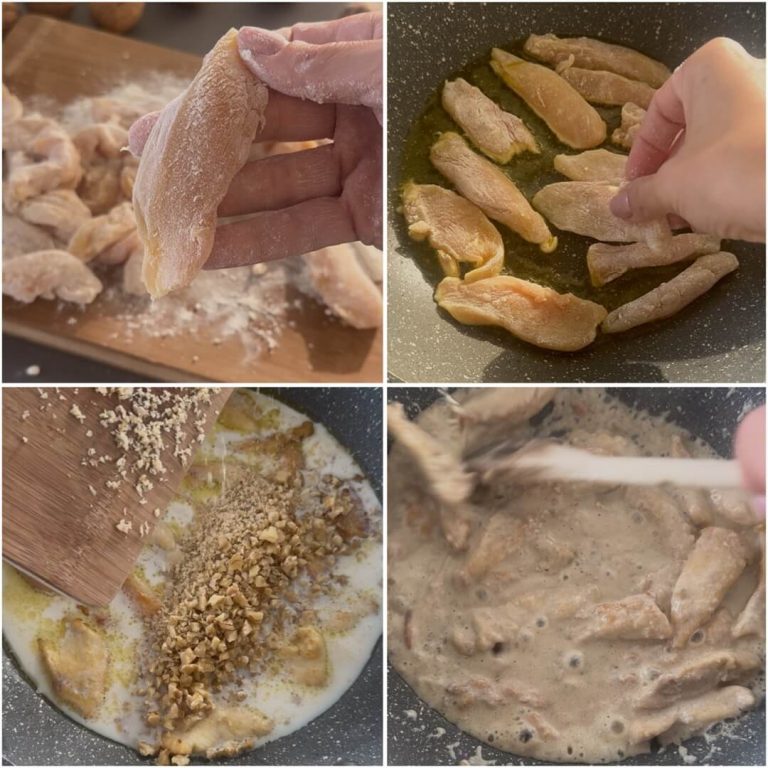 Pollo alle noci step3