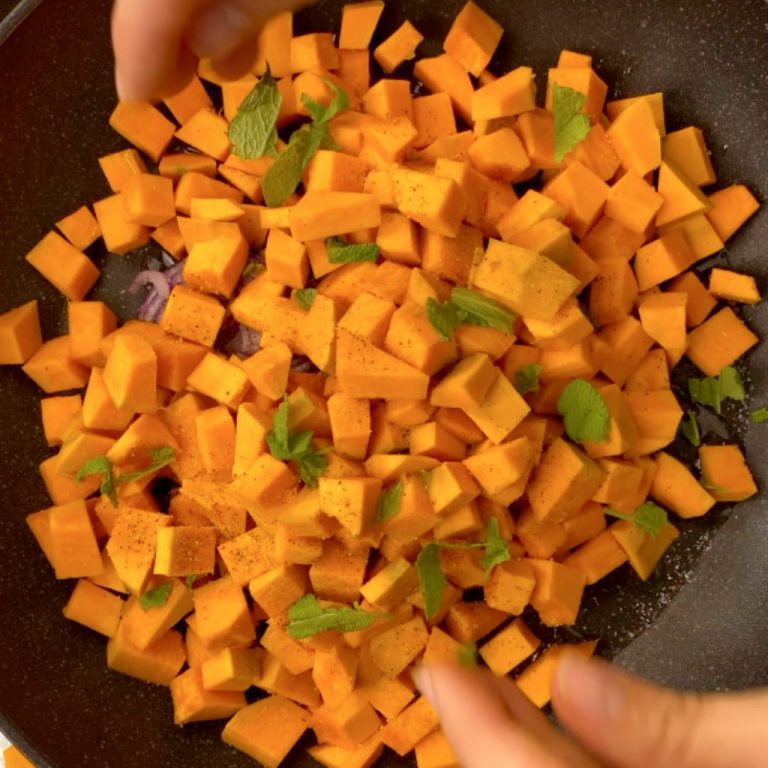 Triangoli di lasagne alla zucca step1