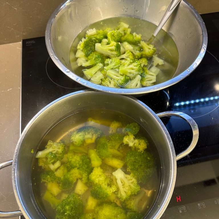 Hamburger di broccoli step2