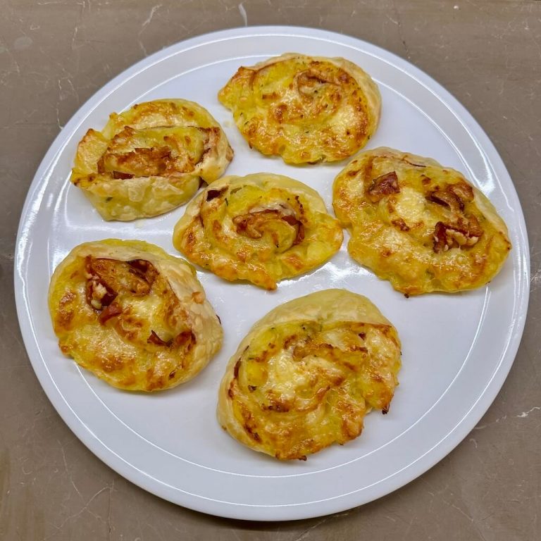 Girelle di pasta sfoglia e patate step9