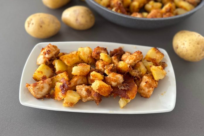 Pollo e patate sabbiose