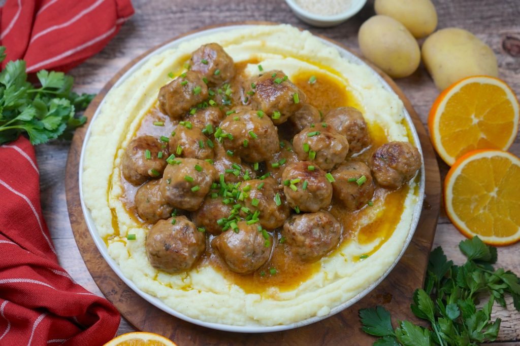 Polpette agrodolci all'arancia