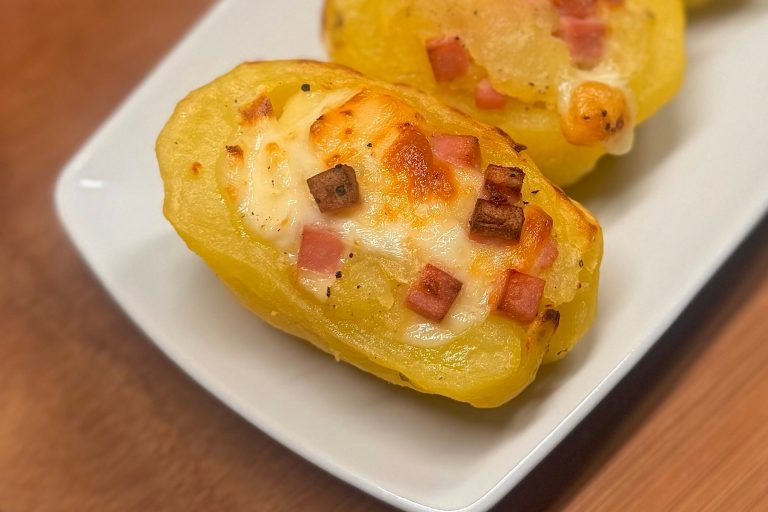 Barchette di patate ripiene