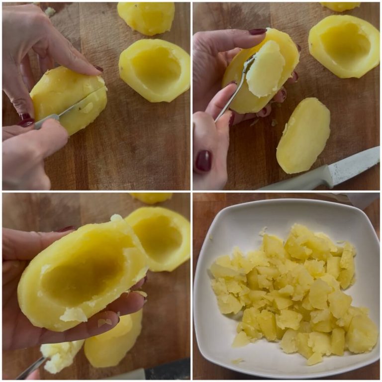 Barchette di patate ripiene step2