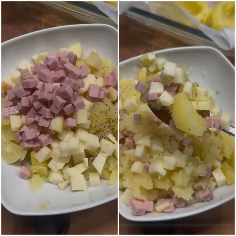 Barchette di patate ripiene step3