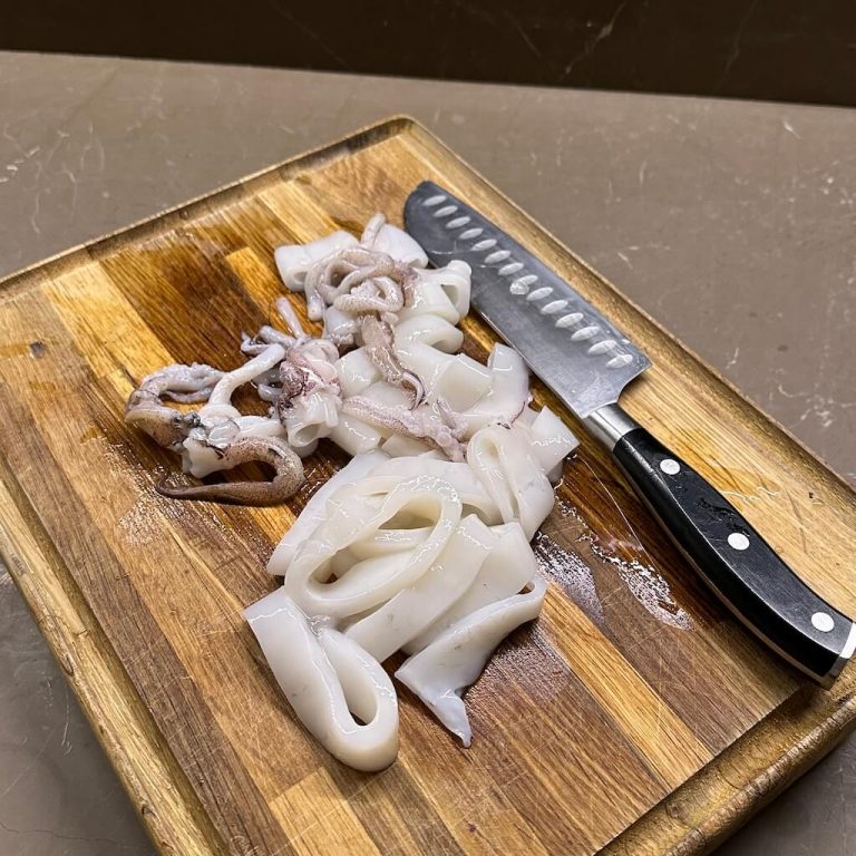 Calamari fritti step1