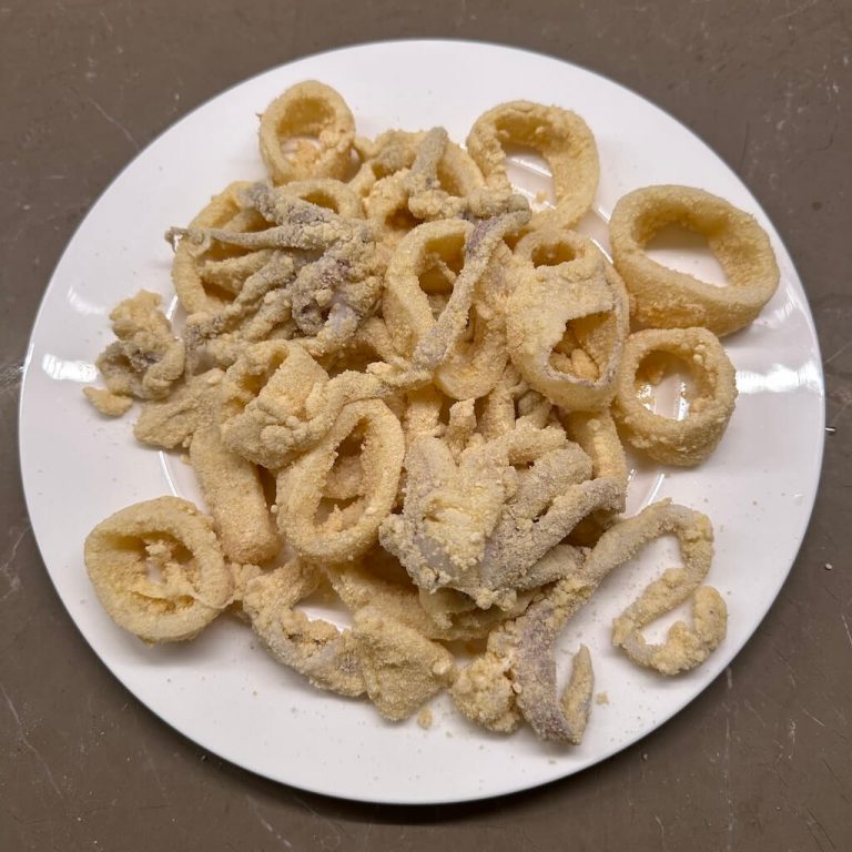 Calamari fritti step4