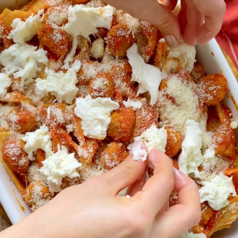 Conchiglioni ripieni al forno step5