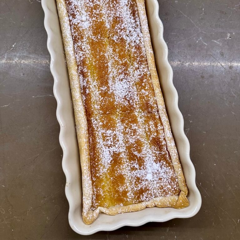 Dolce di pasta sfoglia e savoiardi step8