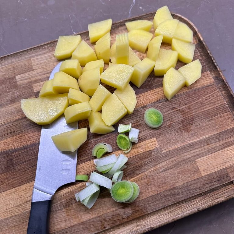 Flan di patate step1