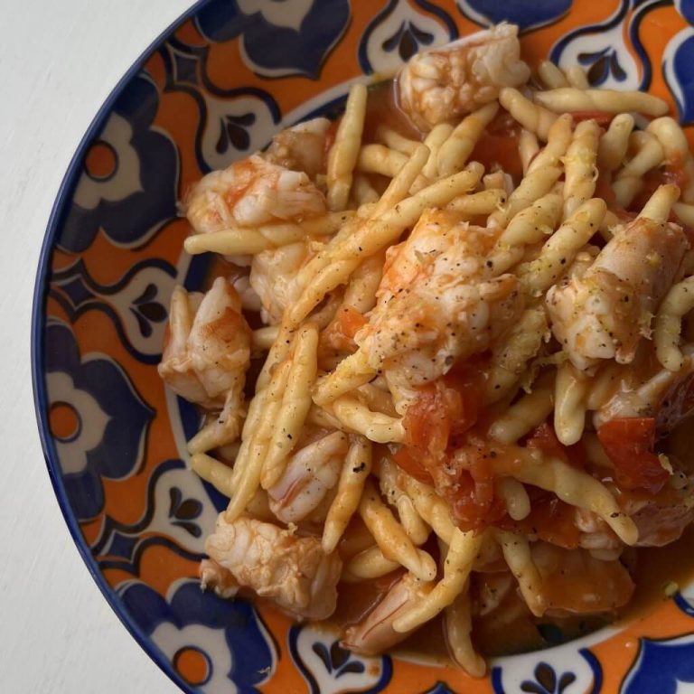 Pasta ai gamberi e pomodorini step5