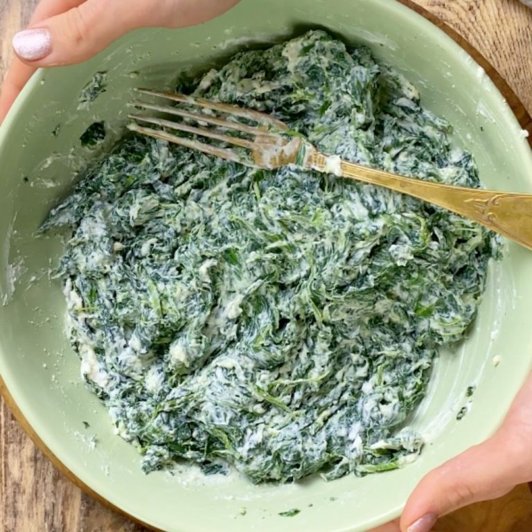 Triangoli di lasagne ricotta e spinaci step2