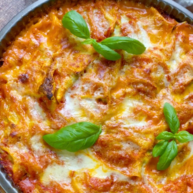 Triangoli di lasagne ricotta e spinaci step7