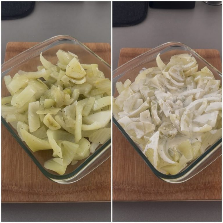 Finocchi gratinati con besciamella step3