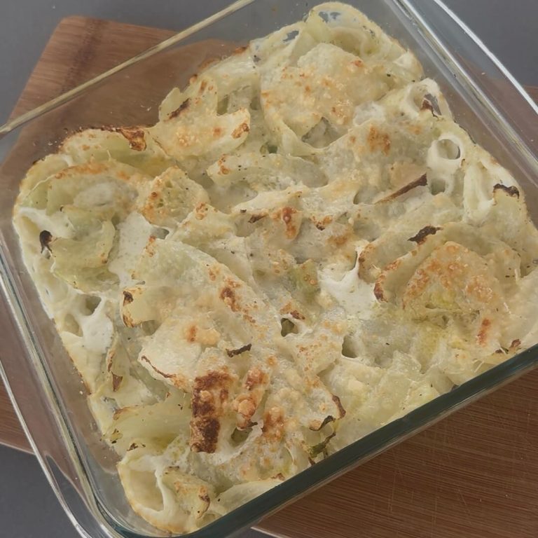 Finocchi gratinati con besciamella step5