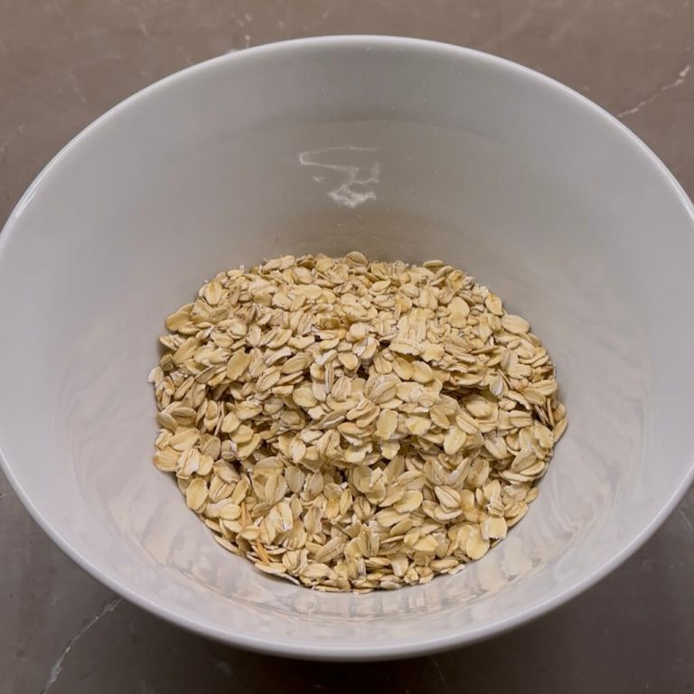 Granola in friggitrice ad aria step1