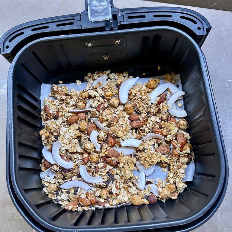 Granola in friggitrice ad aria step4