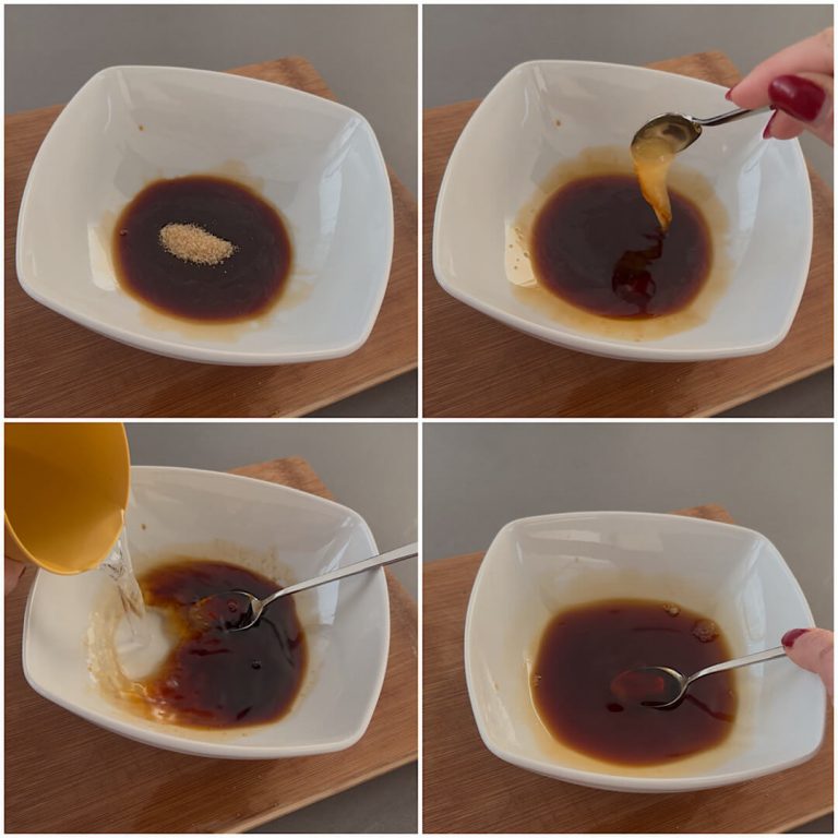 Pollo teriyaki step2