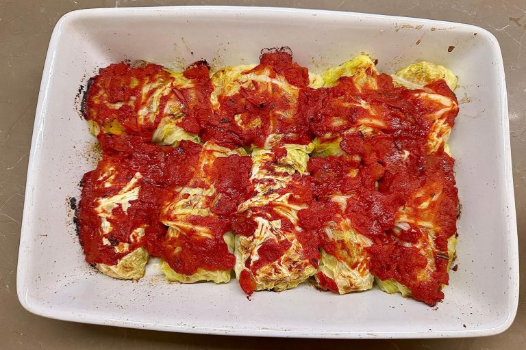 Involtini di verza con riso