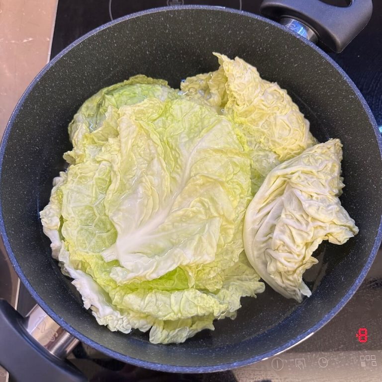 Involtini di verza con riso step1