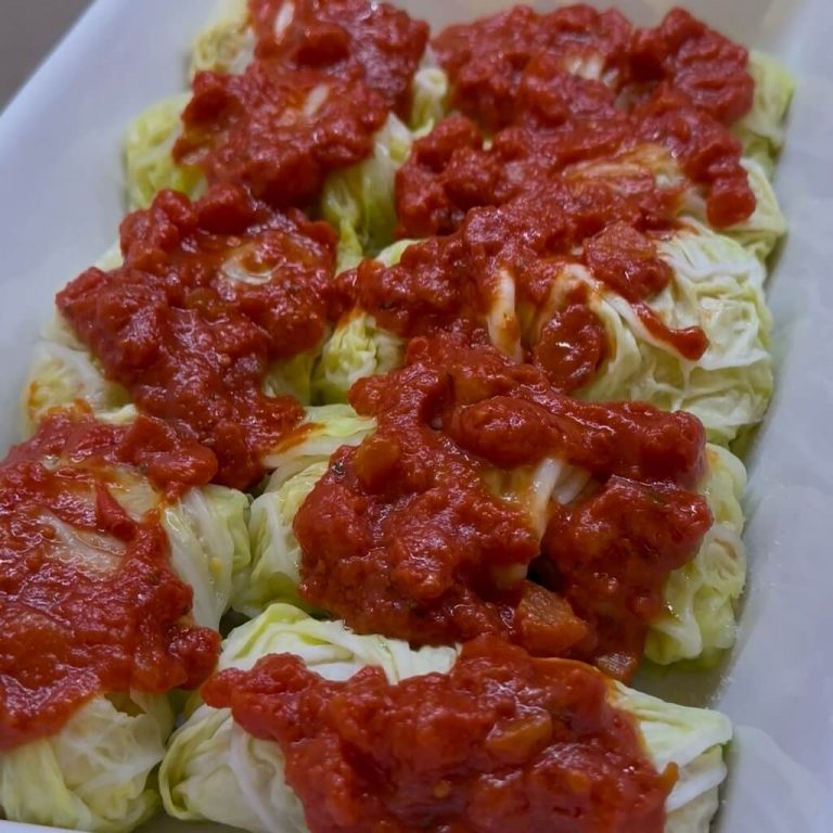 Involtini di verza con riso step11