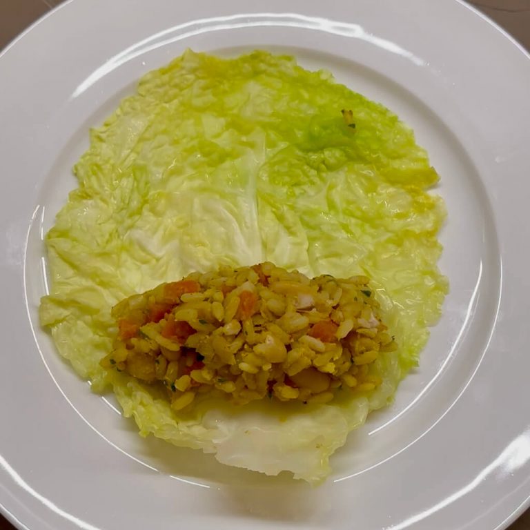 Involtini di verza con riso step8